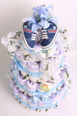 Blue Nappy Cake